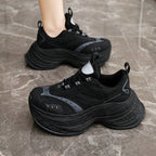 Damen Sportliche Chunky Sneakers mit überlegener Dämpfung und rutschfester Sohle R&B