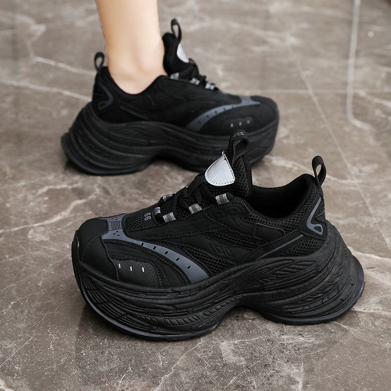 Damen Sportliche Chunky Sneakers mit überlegener Dämpfung und rutschfester Sohle R&B