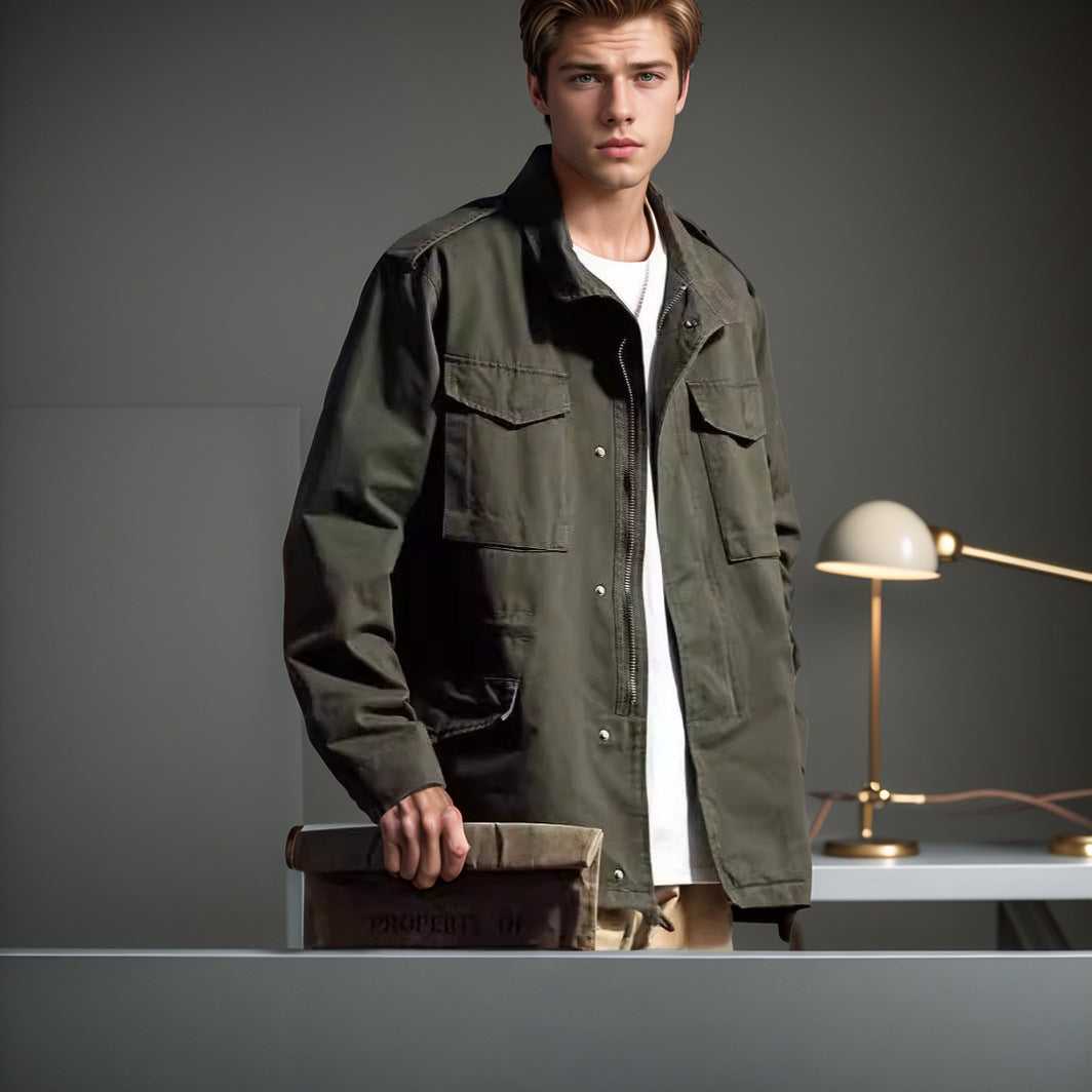 Damen Utility-Jacke im Military-Stil R&B