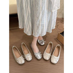 Damen Ballerinas mit dekorativem Schleifendesign R&B