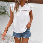 Damen Spitzenbluse R&B