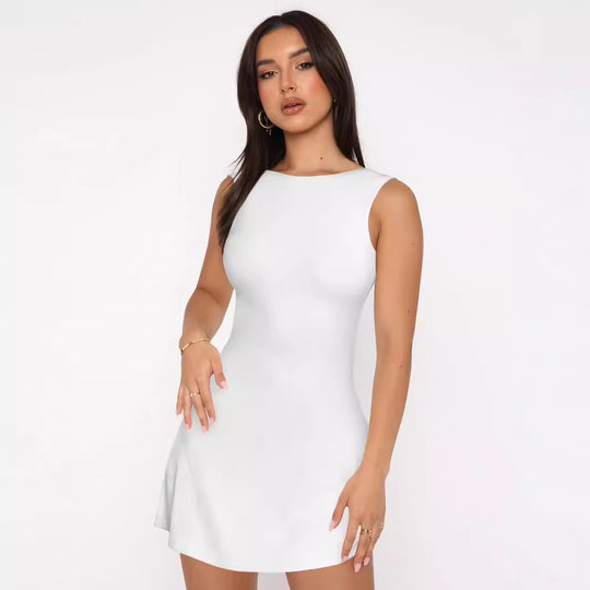 Damen Figurbetontes Minikleid aus hochwertigem Jersey R&B