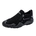 Damen Slip-On Freizeitschuhe mit rutschfester Sohle und praktischem Reißverschluss