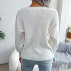 R&B | Einfarbige Strickpullover