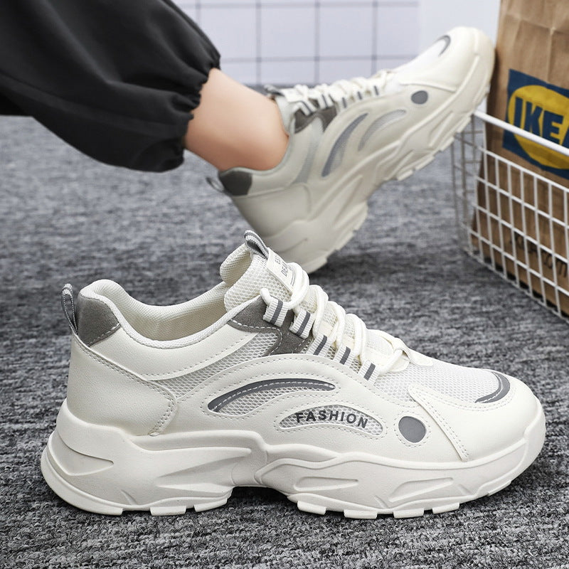 Damen Sportliche Lifestyle Sneakers mit atmungsaktiver Mesh-Oberfläche und dämpfender Sohle R&B