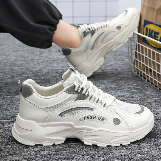 Damen Sportliche Lifestyle Sneakers mit atmungsaktiver Mesh-Oberfläche und dämpfender Sohle R&B