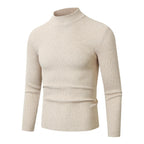 Herren Rollkragenpullover aus feinem Rippstrickmaterial R&B