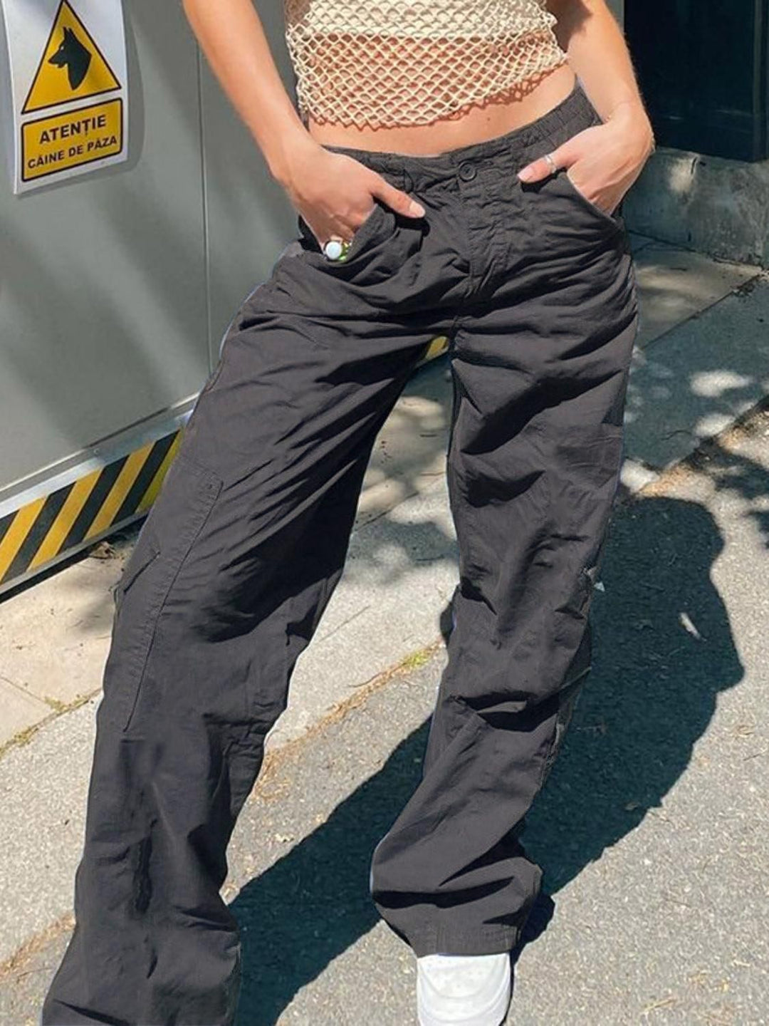 Damen lockere Cargo-Hose R&B