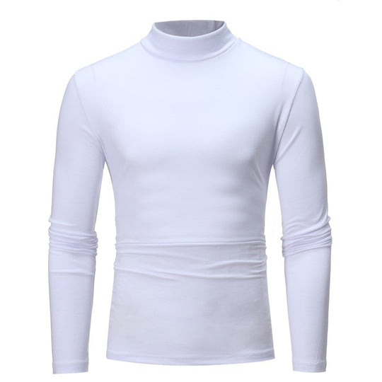 Herren Rollkragenpullover mit enger Passform und edel strukturiertem Material R&B