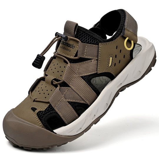 Damen Outdoor-Sandalen mit verstellbarem Riemen und rutschfester Sohle R&B