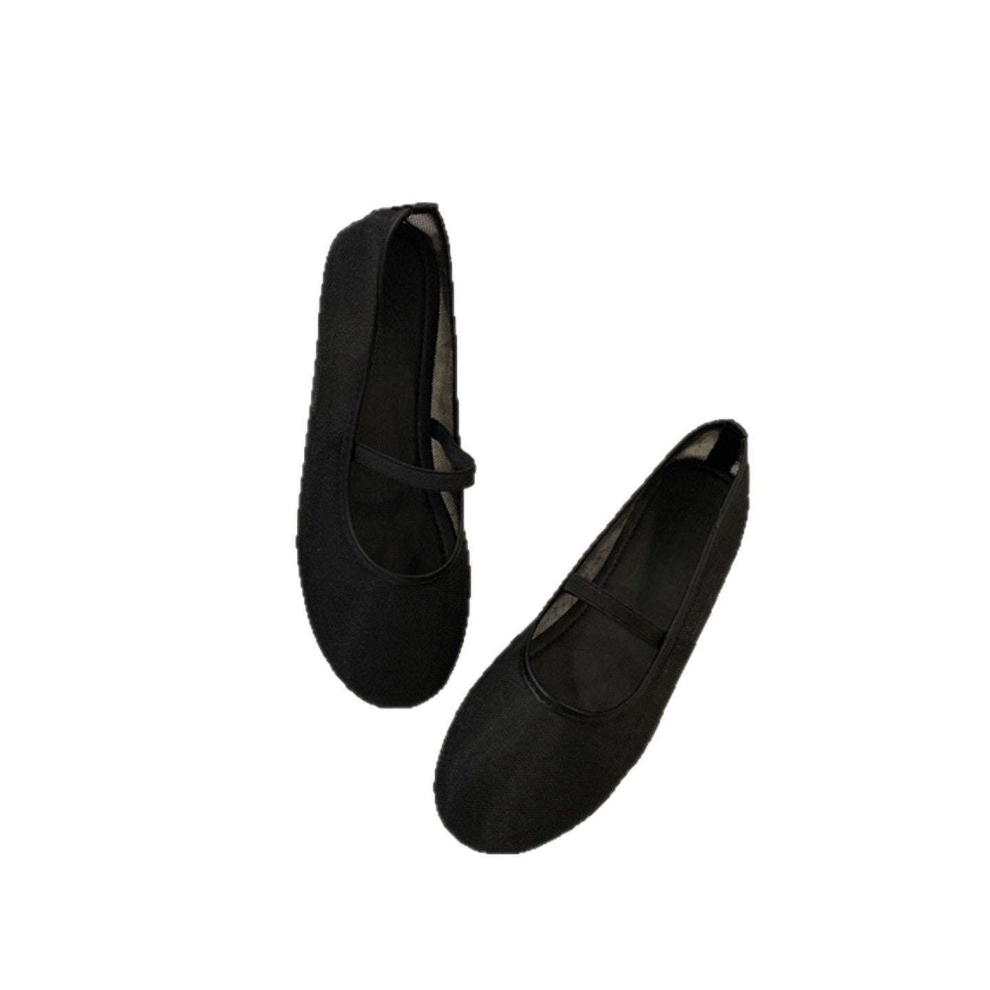 Damen Ballerinas aus atmungsaktivem Mesh mit komfortablem Riemen R&B