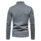 Herren Pullover mit Stehkragen und Reißverschluss