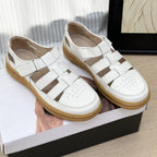 Damen bequeme Freizeitschuhe mit verstellbaren Riemen