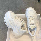 Damen modische Chunky Sneakers mit atmungsaktivem Obermaterial und ergonomischer Sohle R&B