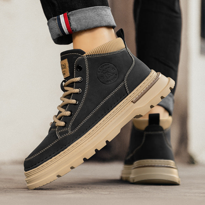 Damen Trendige High-Top Sneakers mit ergonomischer Dämpfung und strapazierfähigem Obermaterial R&B