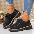 Damen Komfortable Schnürschuhe mit robustem Profil und weicher Innenpolsterung R&B