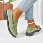 Damen modische Slipper mit trendigem Glanz und rutschfester Sohle R&B