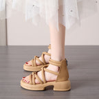 Damen Modische Sandalen mit innovativem Riemchen-Design