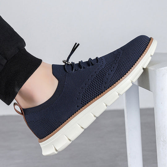 Damen Atmungsaktive Schnür-Sneaker mit flexiblem Obermaterial R&B