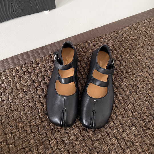 Damen Elegante Ballerinas mit modischem Riemchen und komfortabler Innensohle R&B