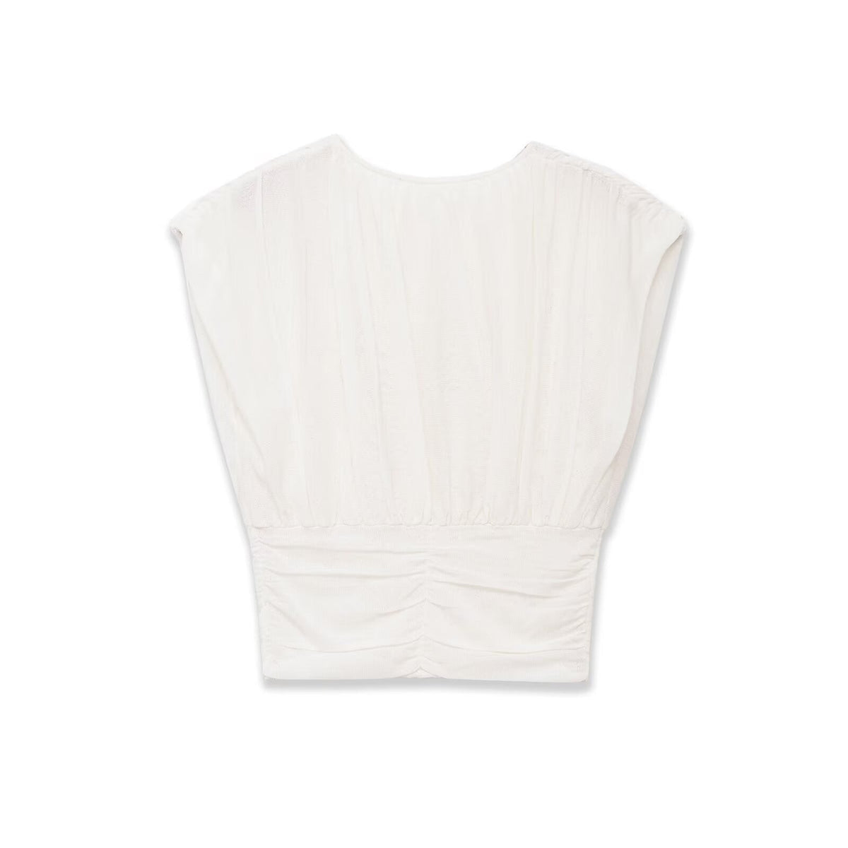 Damen modisches Oversize-Top mit raffiniertem Bund R&B