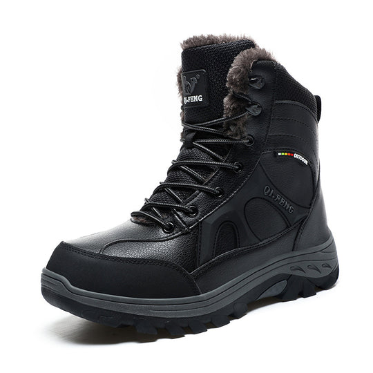 Damen isolierte Winterstiefel mit rutschfester Sohle und warmem Innenfutter R&B