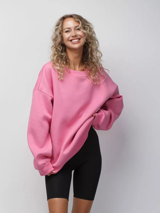 Damen oversized Komfort-Sweatshirt R&B