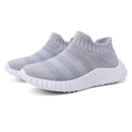 Damen Strick-Sneaker mit elastischem Abschluss und rutschfester Sohle