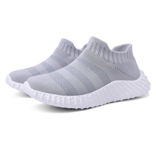 Damen atmungsaktive und elastische Stricksneaker R&B