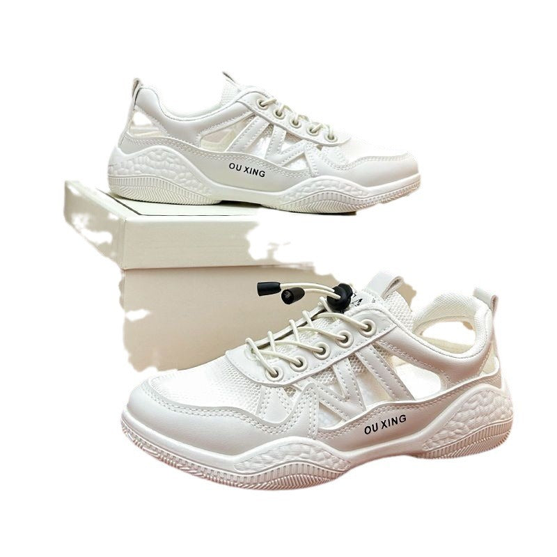 Damen Sportliche Sneakers mit atmungsaktivem Mesh-Obermaterial und innovativem Schnellschnürsystem R&B