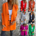 Damen nan Kapuzenmantel mittellanger Baumwollmix mit Druckknopfleiste und Eingrifftaschen R&B
