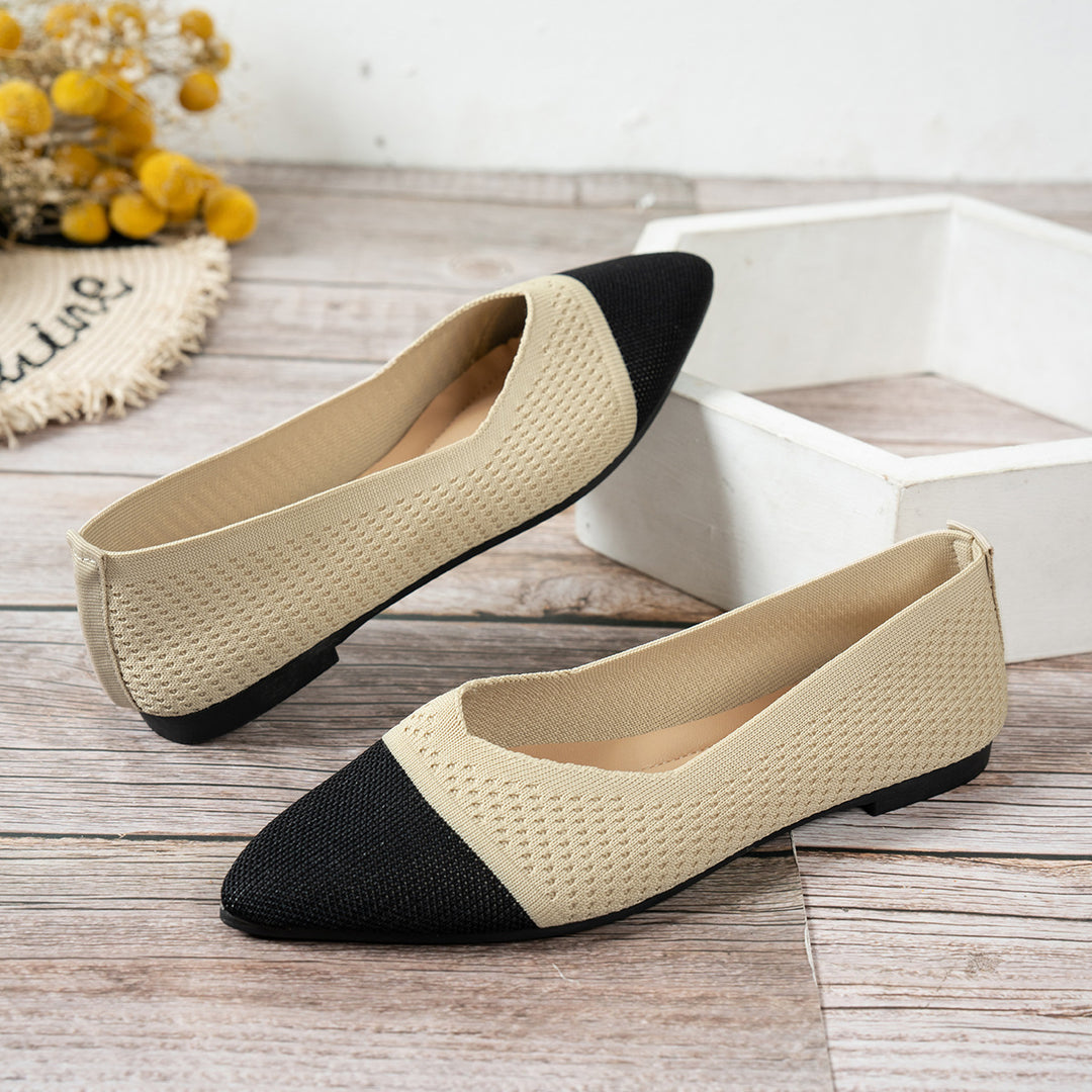 Damen spitze Ballerinas mit atmungsaktivem Gewebe R&B