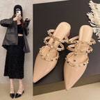 Damen Elegante Sling-Pumps mit modischen Nieten-Details R&B