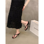Damen elegante Slingback Sandalen mit verziertem Blockabsatz R&B