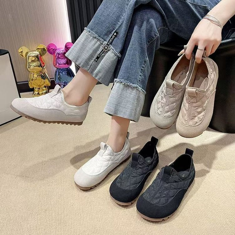 Damen Bequeme Slip-On Schuhe mit rutschfester Sohle und atmungsaktiver Obermaterial R&B