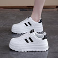 Damen Sneaker mit hohem Plateau und atmungsaktiver Oberfläche R&B