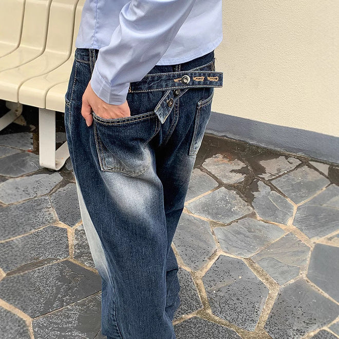 Herren lässige Jeanshose R&B