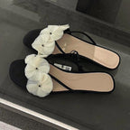 Damen Elegante Sandalen mit floralen Applikationen R&B