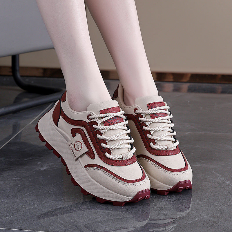 Damen Sportliche Sneakers mit rutschfester Profilsohle und atmungsaktivem Obermaterial R&B