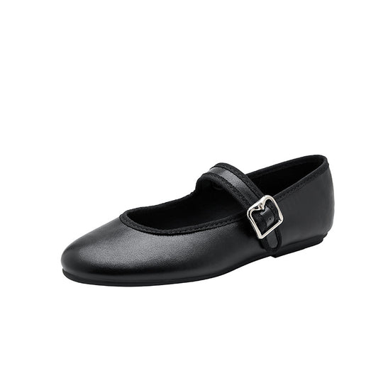 Damen elegante Ballerinas mit modischem Riemchen R&B