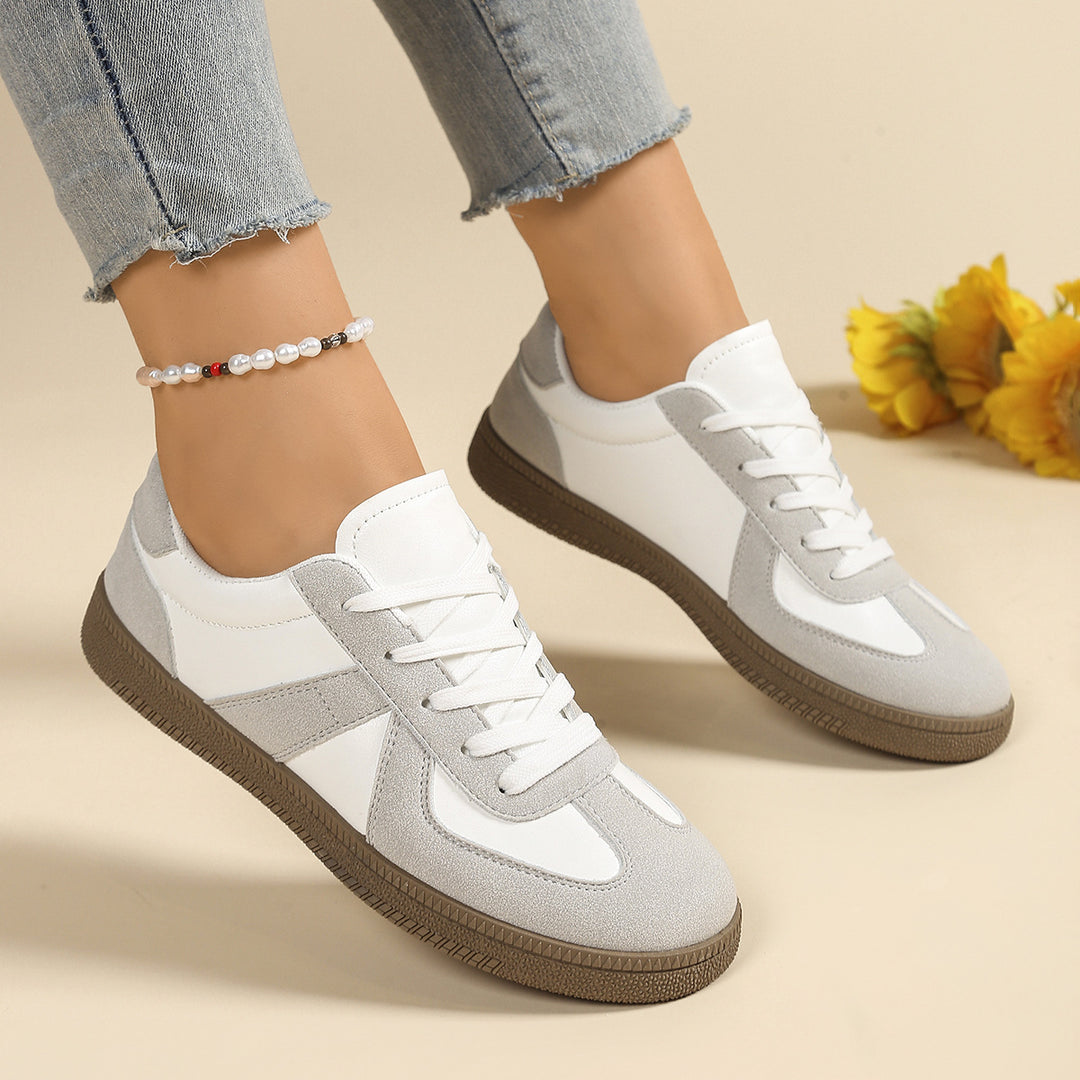 Damen Freizeitsneaker mit sportlichem Design und rutschfester Sohle R&B
