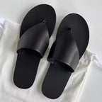 Damen zeitgemäße Zehentrenner-Sandalen mit bequemem Fußbett R&B