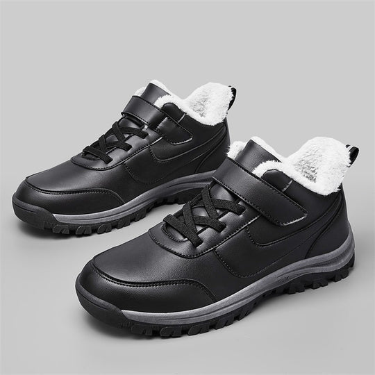 Damen Warmgefütterte Winterstiefel mit rutschfester Sohle und verstellbarem Klettverschluss R&B