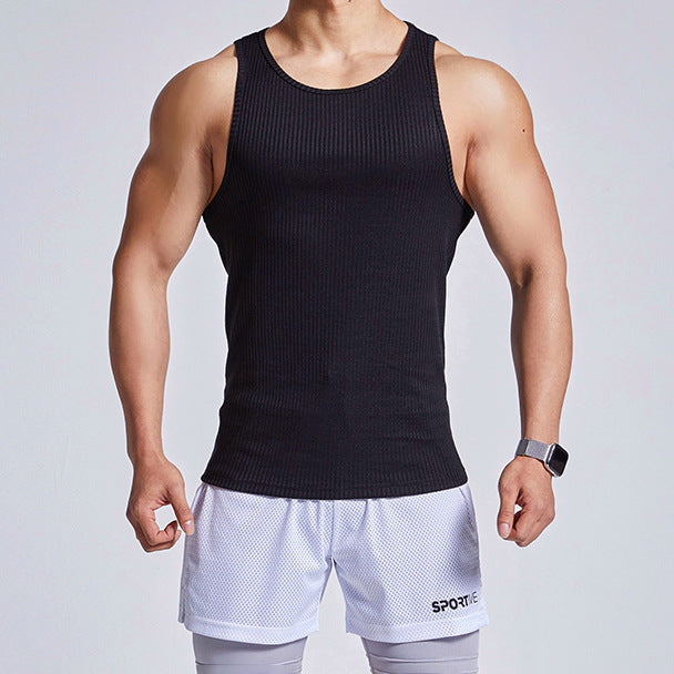 Damen Sportliches Tanktop aus leichtem Rippenmaterial R&B