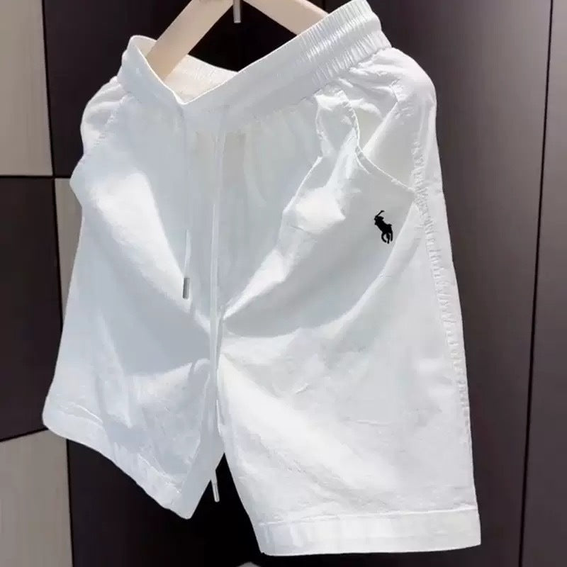 Herren leichte Freizeithose mit elastischem Bund und seitlichen Taschen R&B