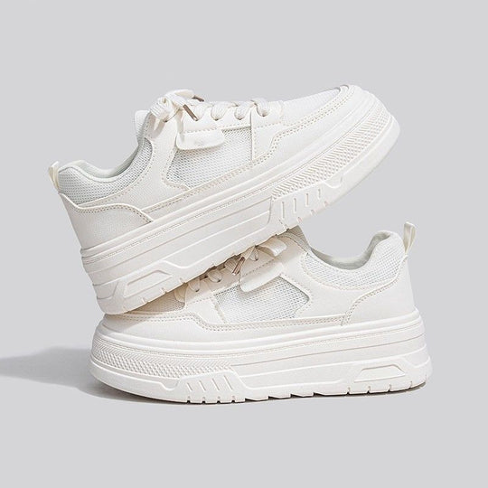 Damen Komfortable Chunky Sneakers mit atmungsaktiver Mesh-Oberfläche und gepolsterter Sohle R&B