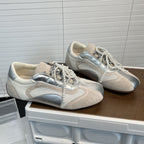 Damen modische Sneakers mit innovativem Perlen-Detail und atmungsaktivem Mesh-R&B
