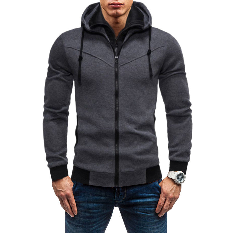 Herren Fleece-Kapuzenjacke mit stylischem Design und praktischen Taschen R&B