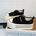 Damen Chunky Sneakers mit Klettverschluss und modischer Plateausohle R&B