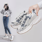 Damen Sportliche Chunky Sneakers mit dämpfender Sohle und atmungsaktivem Obermaterial R&B